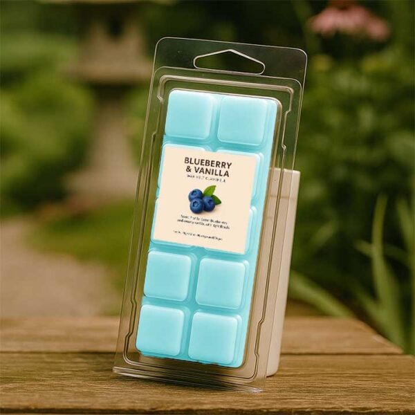 Blueberry and Vanilla Wax Melt Clamshell