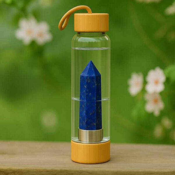 Lapis Lazuli Crystal Water Bottle