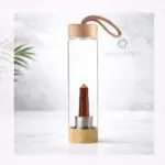 Mahogany Obsidian Crystal Water Bottle