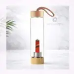 Red Jasper Crystal Water Bottle