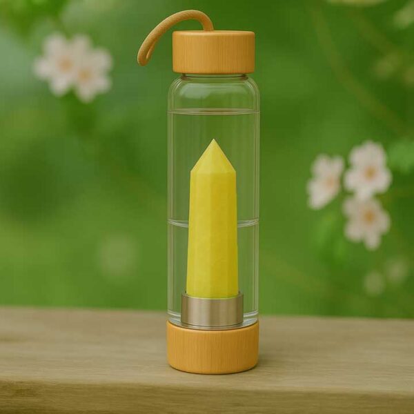 Yellow Aventurine Crystal Water Bottle