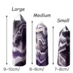 Amethyst Crystals 💜 Natural Purple Quartz Point Tower